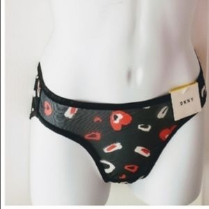 Dkny Mesh Panties Black Medium
